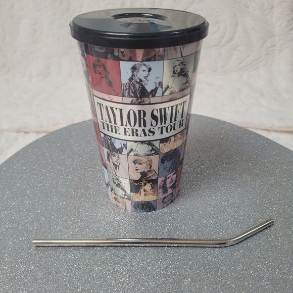 Taylor Swift The Eras Tour Official Limited Edition Souvenir Movie Cup Lid Black - Picture 1 of 10